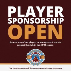 Player Sponsor scheme launched for 2022/23