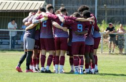 20220807 FA Cup huddle