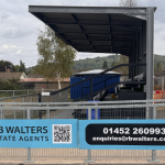 RB Walters sign on walkway